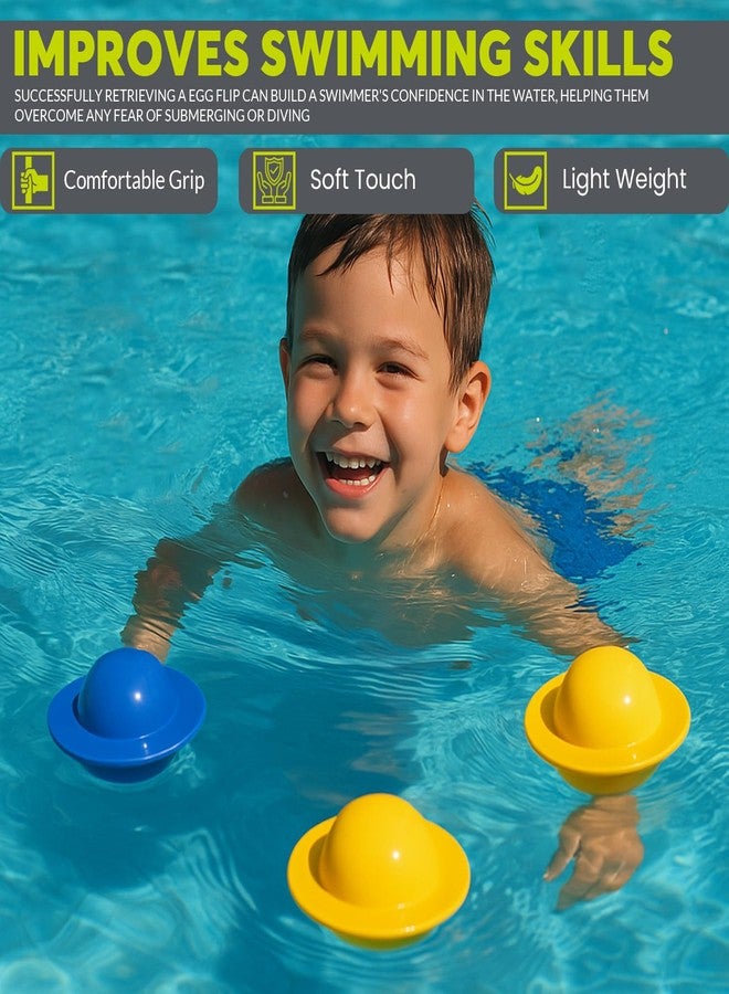 GISCO لعبة بيض السباحة من جيسكو - (مجموعة من 10 قطع) | تُعلّم تقنية التنفس | ألعاب حمام | أداة تدريب السباحة للأطفال | ألعاب تدريب السباحة - Image 4